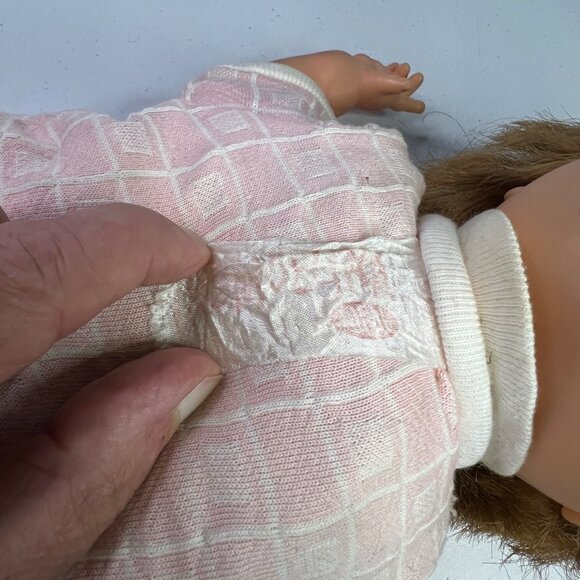 Vintage Ideal Thumbelina Doll 1960s Collectible 14 Inch Head Moves Pink Outfit - Picture 4 of 11